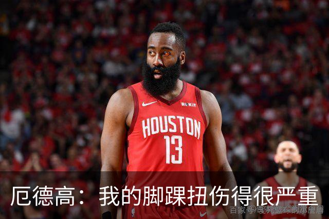 厄德高：我的脚踝扭伤得很严重